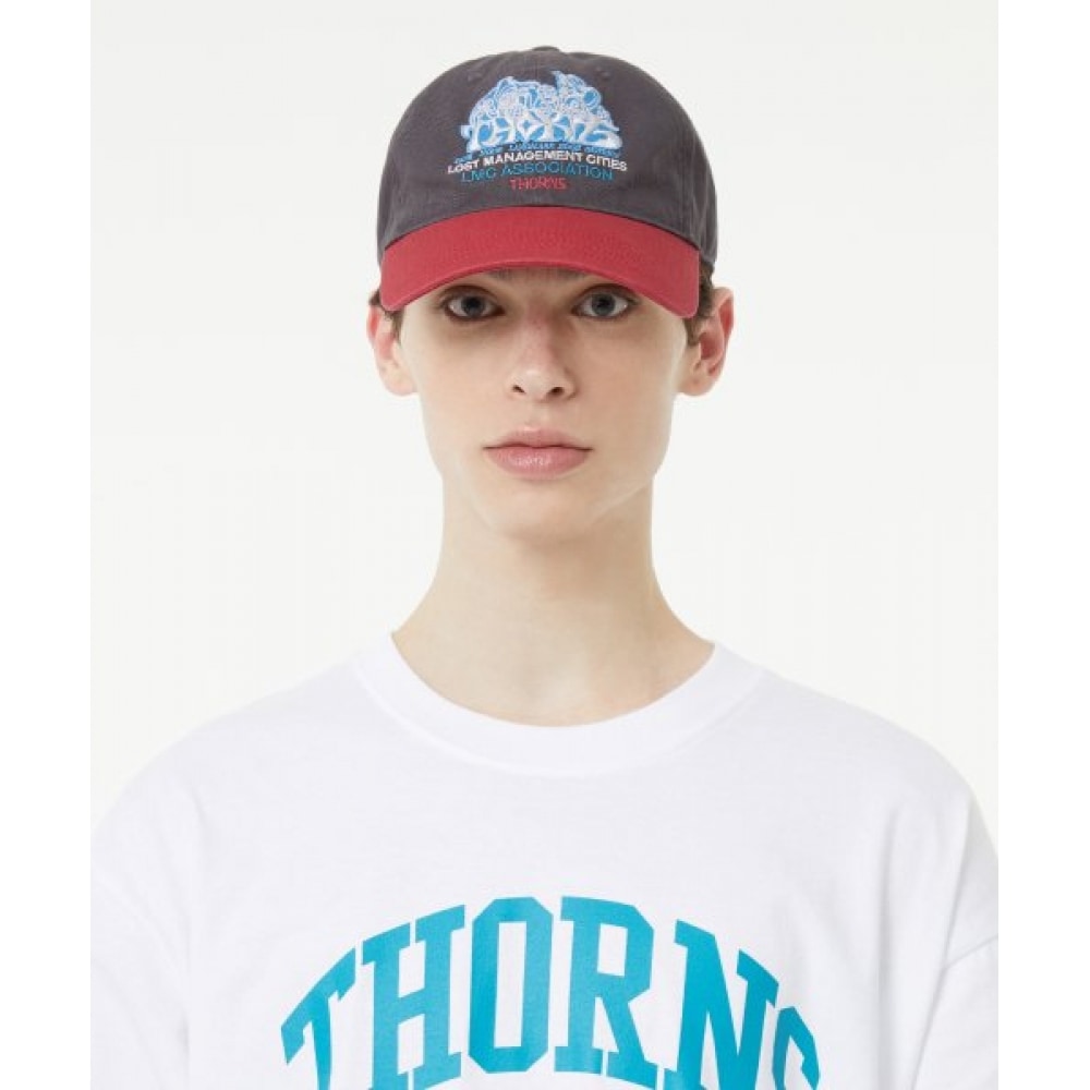 LMC (LMC) ソーンズウィザードツートン 6パネルキャップチャコール