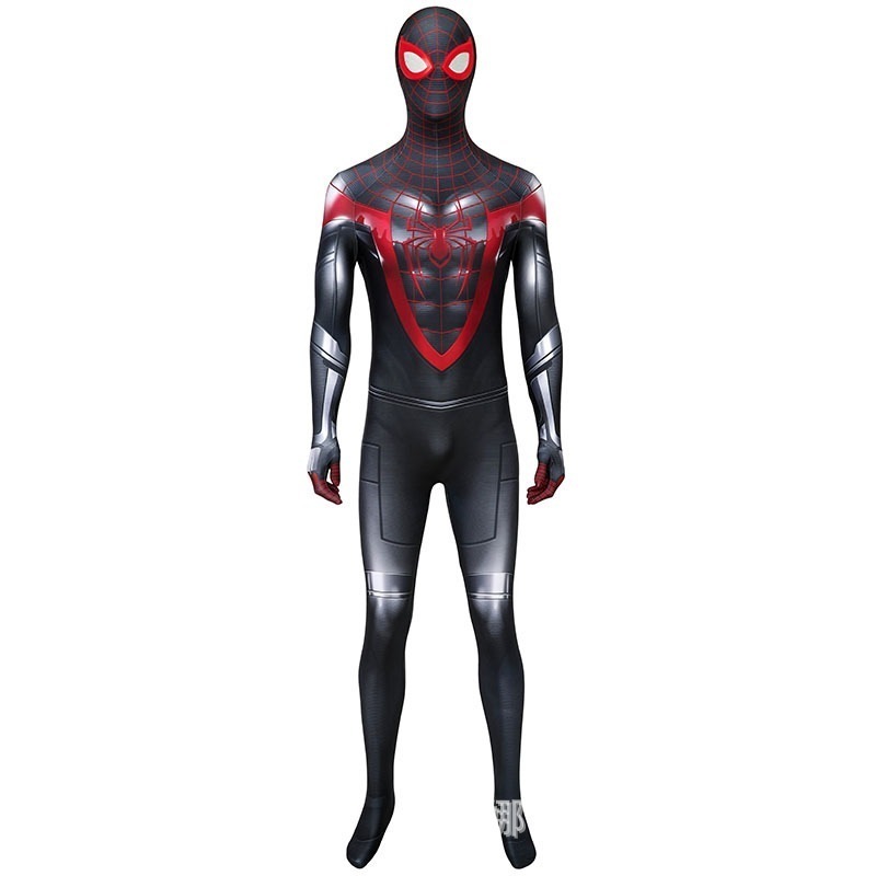 スパイダーマン マイルズ モラレス 大人用 タイツ 男性 ハロウィン J19075ba