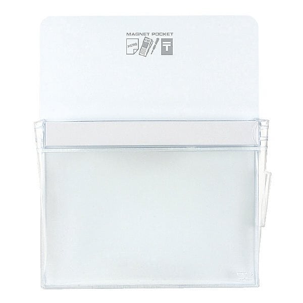（まとめ買い）マグネットポケット A4 白 マク-500NW [x3]