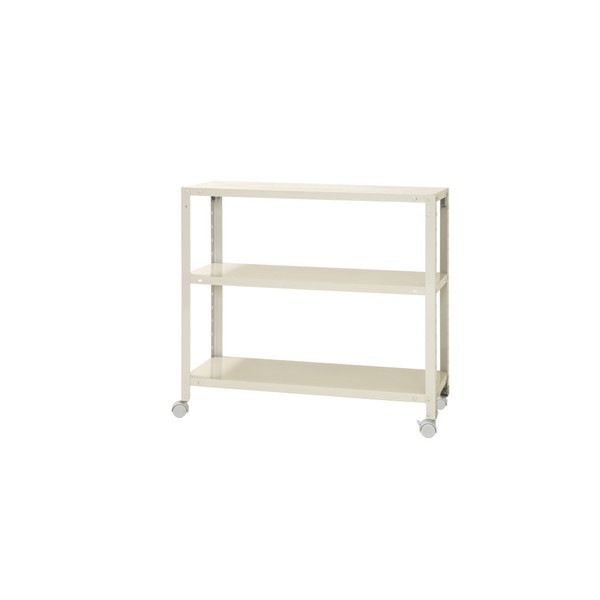 キタジマ 51070026601 NSTR-K266 ホワイト [スマートラック 3段 キャスター付] メーカー直送