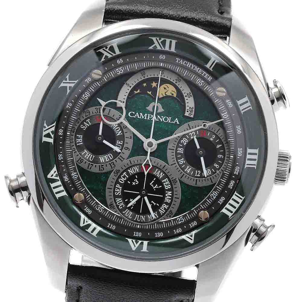 シチズン CITIZEN AH4080-10W/6772-T025315 カンパノラ グランドコンプリケーション クォーツ メンズ 内箱・保証書付き_957692【中古】