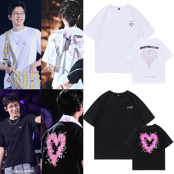 BTS、SEVENTEEN ユニバ限定　HYBE 半袖Tシャツ新品ペア BTS、SEVENTEEN ユニバ限定 HYBE 半袖Tシャツ新品ペア BTS