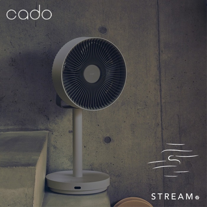 除菌サーキュレーター扇風機 STREAM 1800F STR-1800F-CG クールグレー