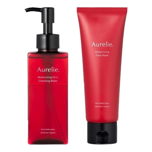 【MEGUMI開発】Aurelie(オレリー) クレンジング＆フェイスウォッシュセット 保湿 洗顔 メイク落とし