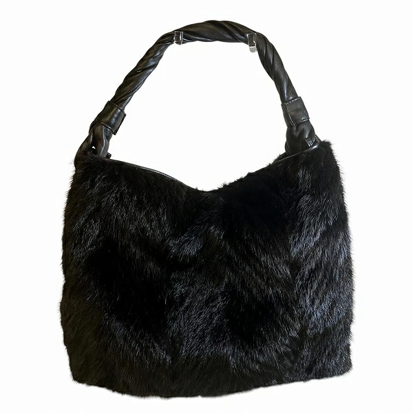 イザベラ BIGワンハンドルバッグ ミンクファー バッグ ハンドバッグ レディース 【中古】