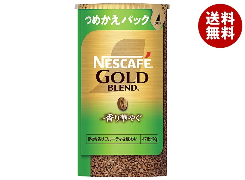 ネスレ日本 ネスカフェ ゴールドブレンド 香り華やぐ エコ&システムパック【バリスタ詰め替え用】 95g×12個入×(2ケース)