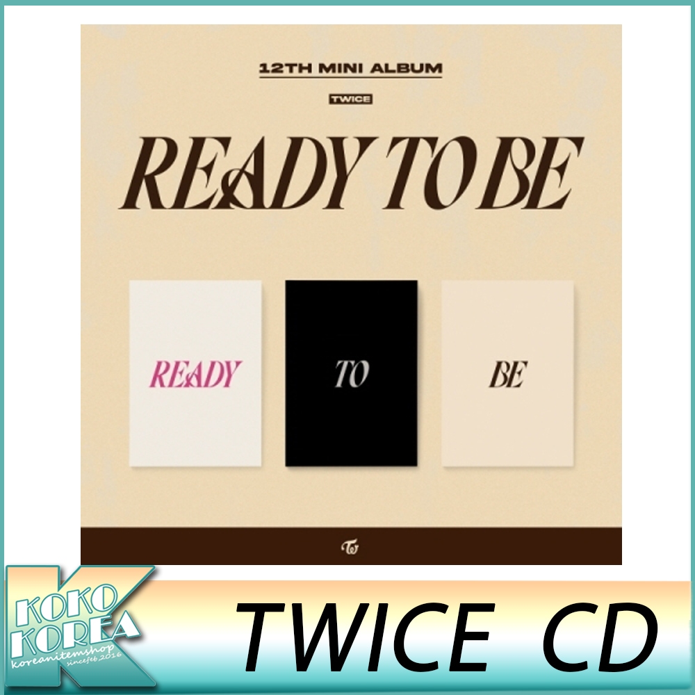 ３種セット TWICE 12TH ミニアルバム READY TO BE