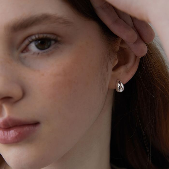 Moon Boat Earrings おしゃれ ピアス 韓国ファッション