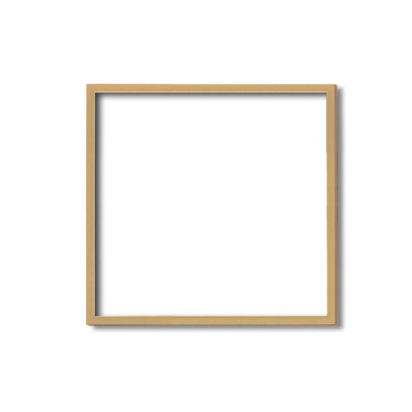 [角額]木製正方額/壁掛けひも 5767 350角（350x350mm）「ナチュラル/木地」