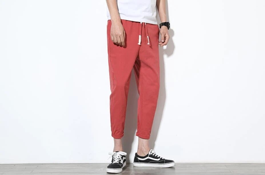 ボトムス パンツ ズボン 部屋着 ルームウェア テーパードパンツ ジョガーパンツ ジャージスウェット　9分丈 アンクル丈 スリム タイト 細身 綿 シンプル 無地 春 夏 秋 冬 オールシーズン p