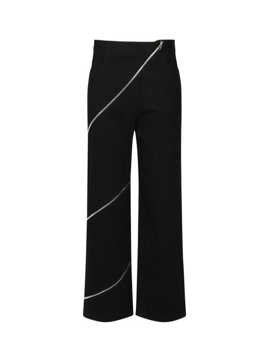 ALAIA Women Denim Pants AA9P0295D003A 995 Black