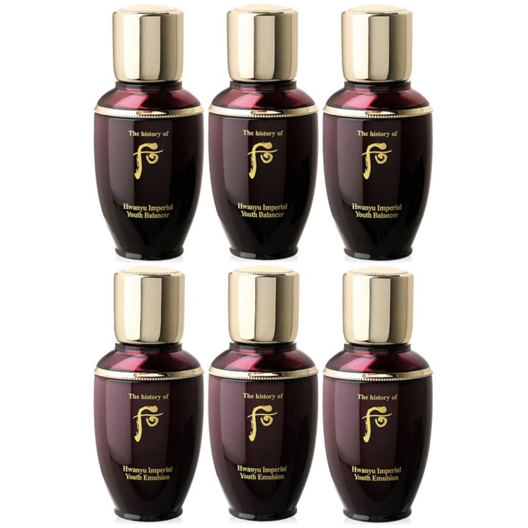 Hwanyu Imperial Youth 還幼(ファンユ) バランサー25mlx3個＋エマルジョン25mlx3個 サンプル／化粧水＋乳液／Balancer