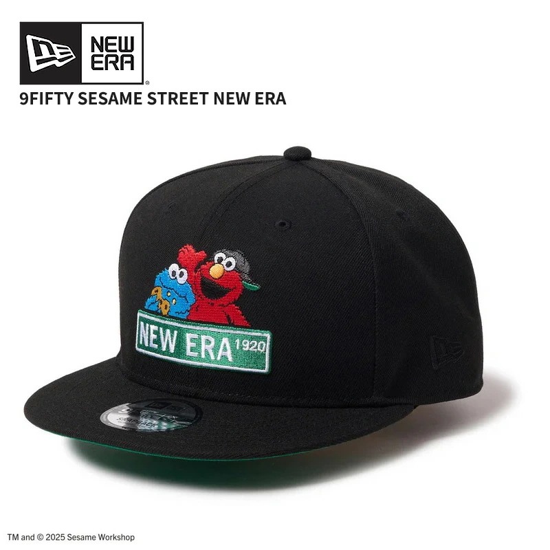 ニューエラ ユニセックス MLB キャップ 帽子 NEW ERA 9FIFTY SESAME STREET セサミストリート NEW ERA ブラック 帽子 MLB 14682561 5,232円