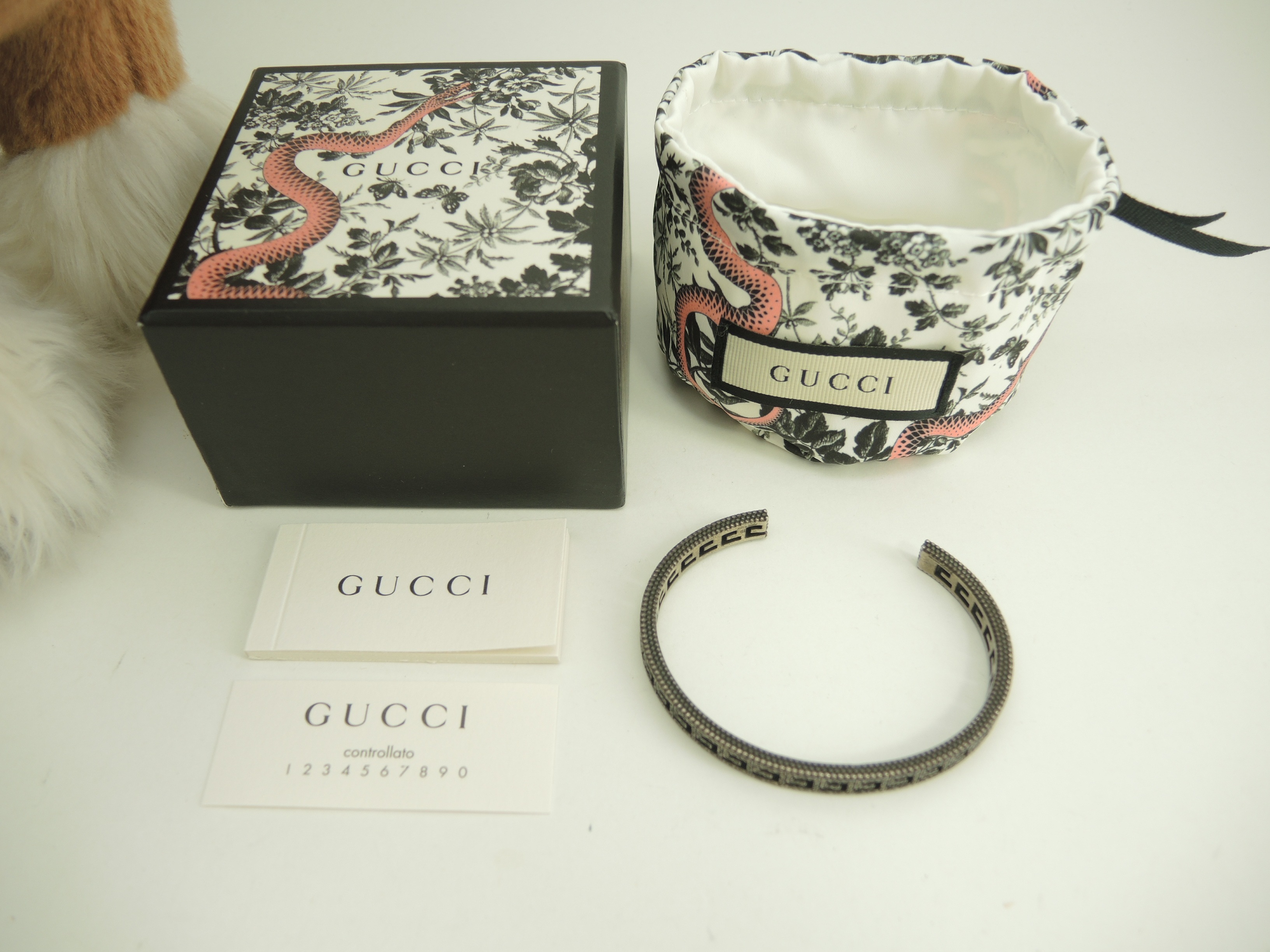 バングル GG シルバーSV925 ブレスレット ヴィンテージ 細 腕輪@ 16