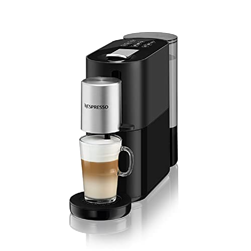 ネスプレッソ カプセル式コーヒーメーカー ネスプレッソ アトリエ ブラック 水タンク容量1.0L ミルクフォーマー搭載 S85-BK-W