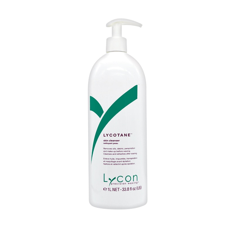 ワックス脱毛 Lycon スキンクリーナー 1L(1000mL) 化粧水 脱毛前後に使用 顔脱毛 フェイスワックス　眉毛ワックス/ eyebrow wax / facial wax / / T001