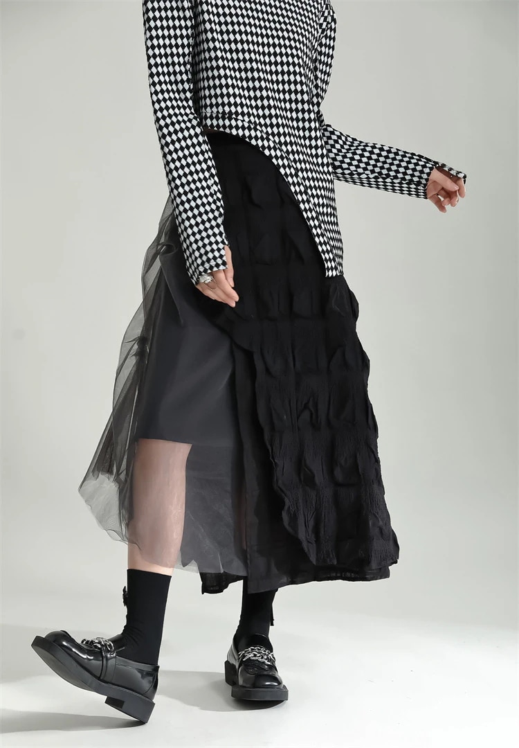 激安セール ロングスカート 個性 重工 縫付 レーヨン 快適である Aライン トレンド 秋冬