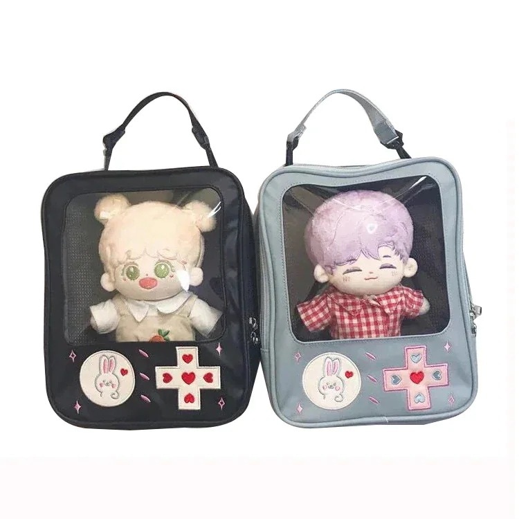 カメラバッグ　バッグ　20 cmぬいぐるみ　ショルダーバッグ 韓 ファッション　kpop　pvc