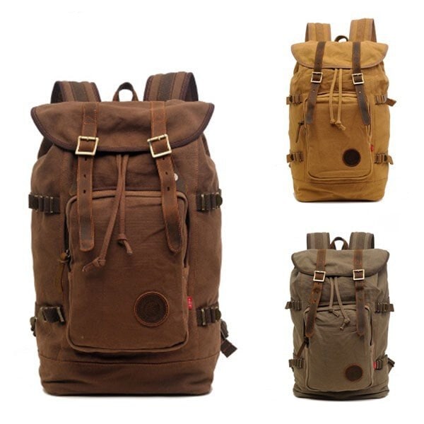 リュックサック 男女兼用 帆布 ビジネス アウトドア 学生