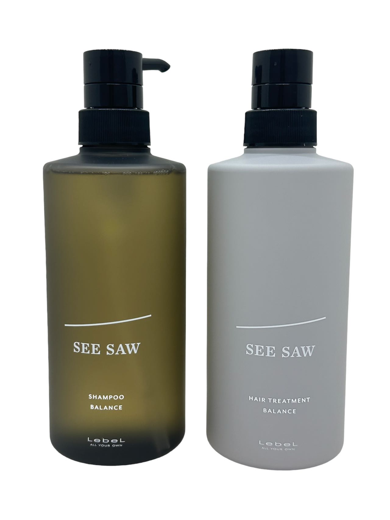 【セット品】SEE/SAW　ヘア＆スキャルプシャンプーB 500ml＆ ヘアトリートメントB 500ml