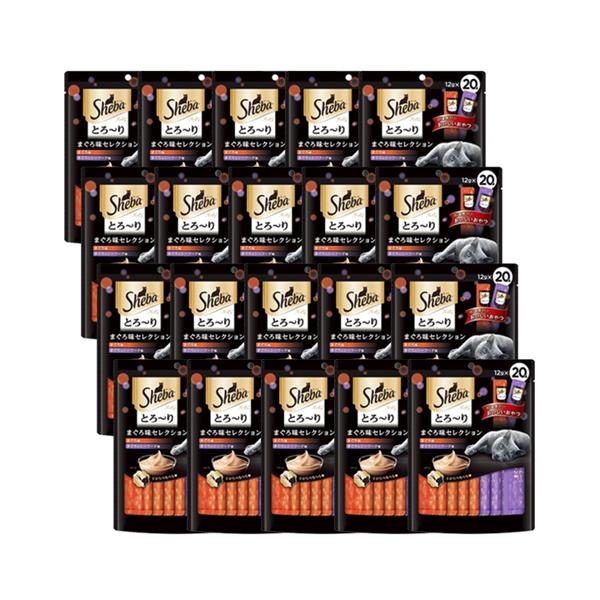 20個セット シーバ とろ～りメルティまぐろ味セレクション 12gx20本