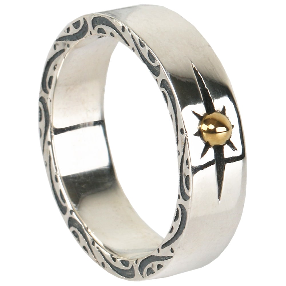 925 太陽神 平打ちリング [rs002]