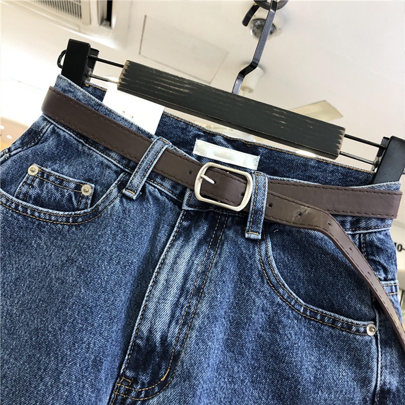 デニムショートパンツ ブルー ライトブルー ボトムス スリム 細身 ストレート スマート かわいい