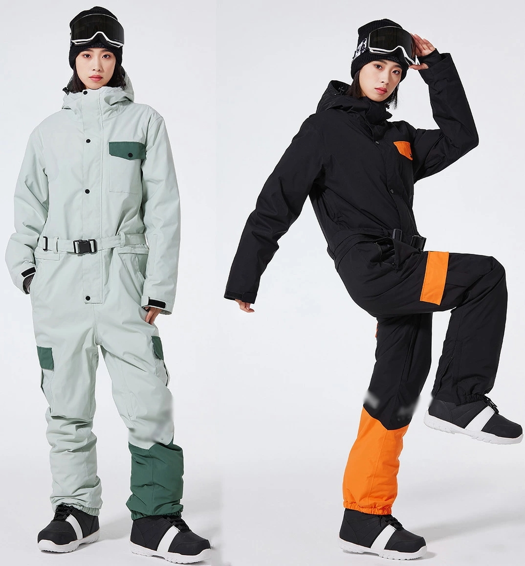 スキーウェア オールインワン スノボ ウェア 男女兼用 スノーボードウェア 連体服 暖かい スノボーウェア ボードウェアメンズスノーウェア 防寒 スノーボード スノボウェア レディース スノボー スキ