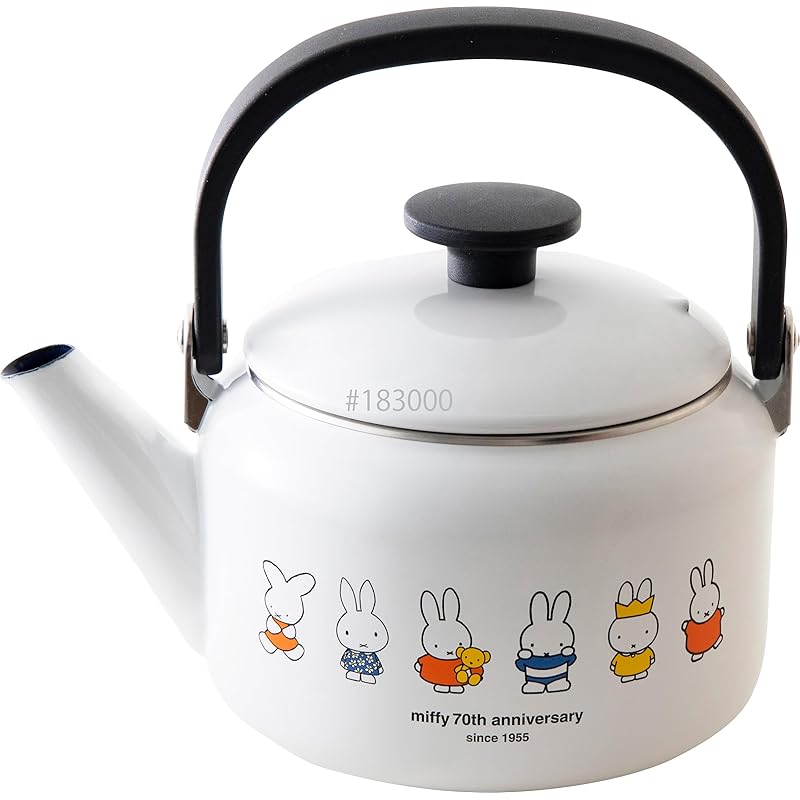 即納：富士ホーロー ミッフィー 70周年 ケトル 2.0L MF70-2.0K