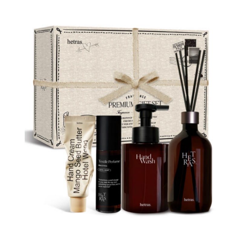 [全4種/ディフューザー+ハンドウォッシュ+繊維香水+ハンドクリーム] ベスト 企画 セット/プレミアム ギフト セット