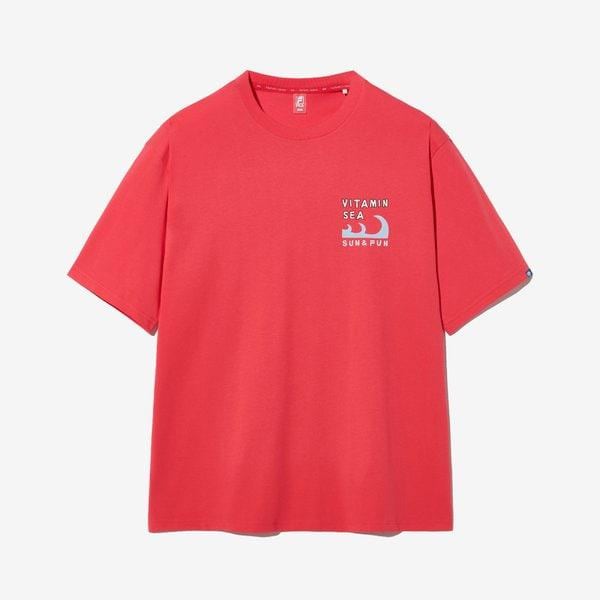 [FILA] サマーグラフィックTシャツ (FS2RSH2403X_RED)