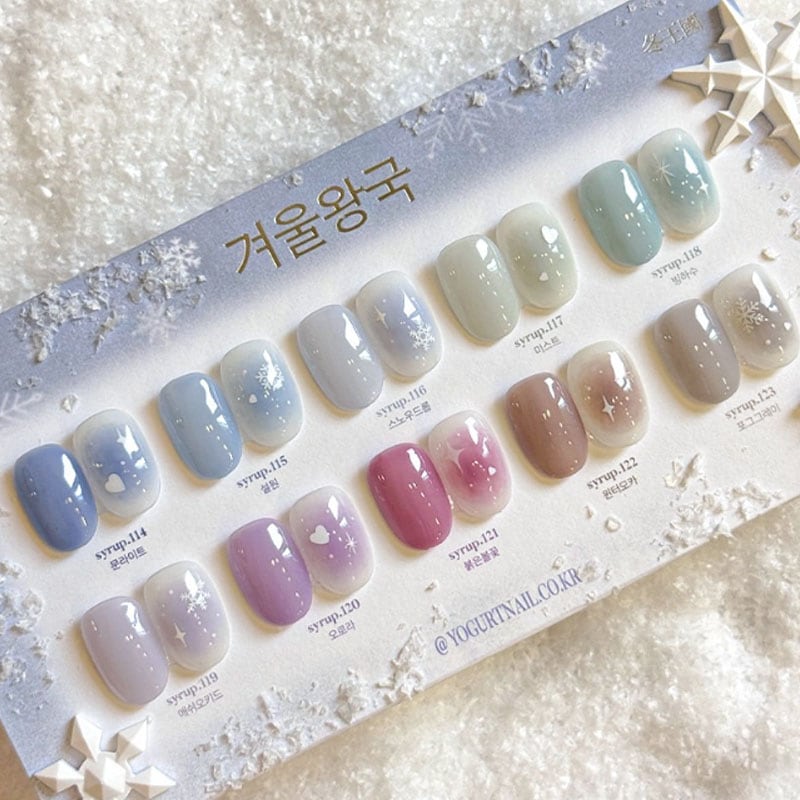 [YOGURT NAIL] 【FROZEN】 冬の王国 シロップジェル 10種セットフローズン [10色 セット]
