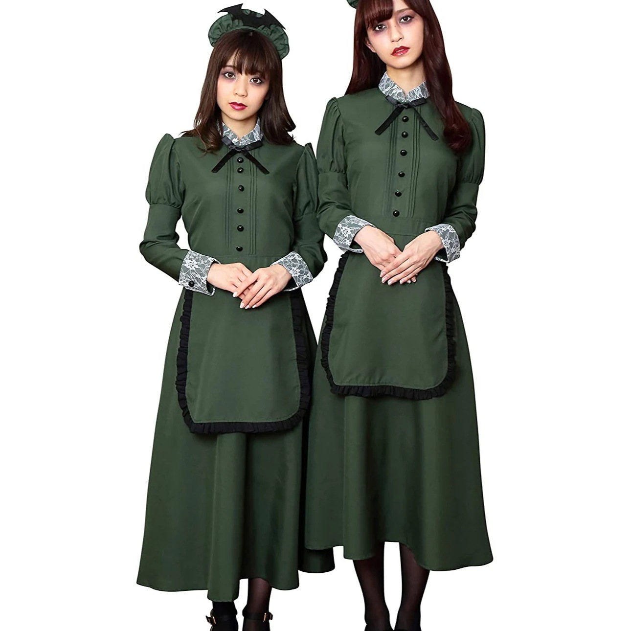 Party City コスプレ 洋館メイド レディース 緑