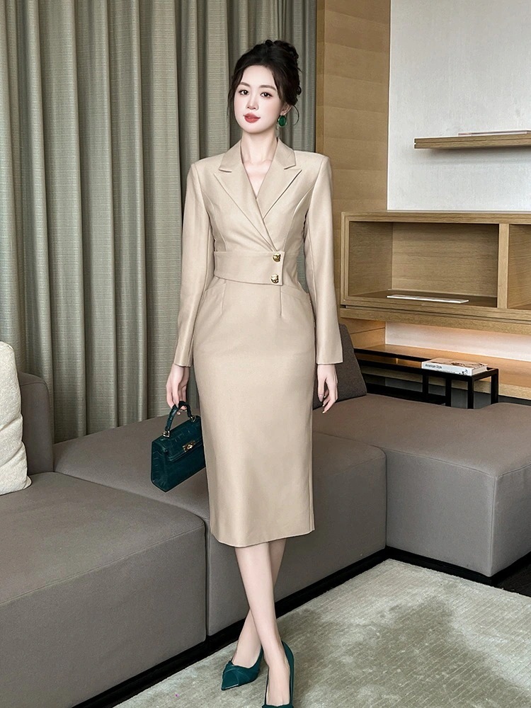 披露宴 フォーマル 2025冬新品 ドレス 結婚式 メガ割 大人 ウェディング 演奏会 パーティー 二次会 スーツワンピース キャバ 同窓会 通勤OL 卒業式