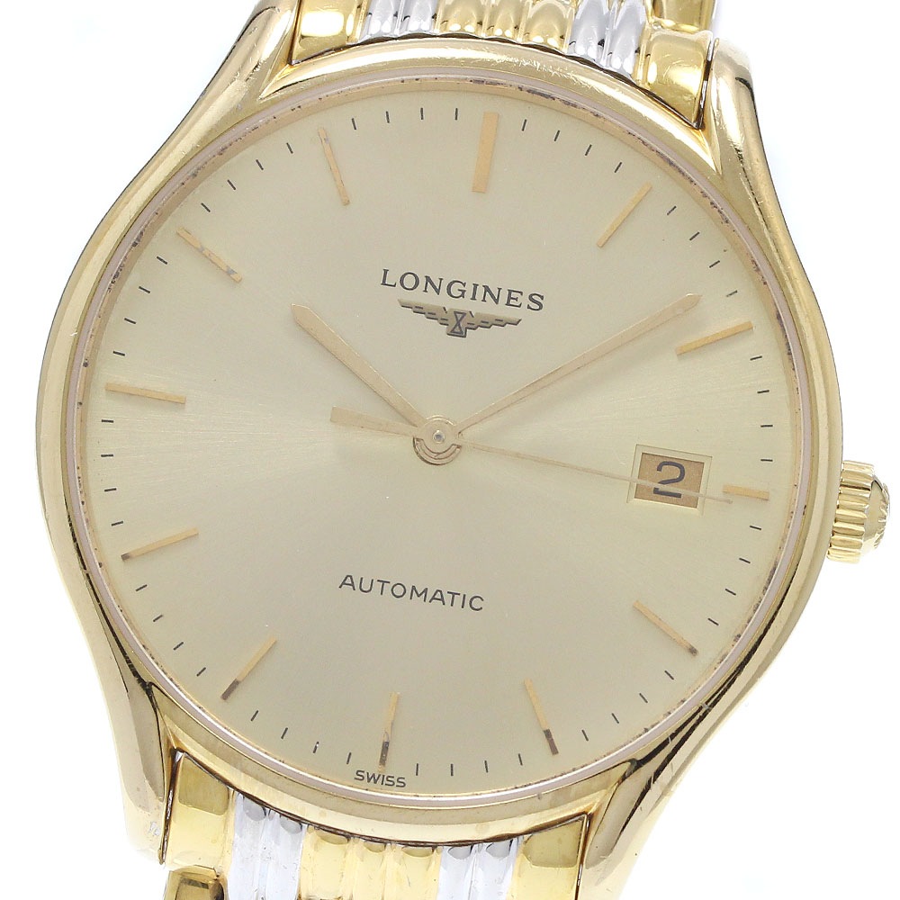 ロンジン LONGINES L4.860.2 リール デイト 自動巻き メンズ _935225【中古】