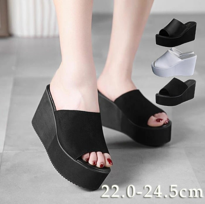 【即納】厚底 サンダル ミュール サボサンダル サンダル厚底 レディース厚底 サボ ミュールサンダル 9cm 厚底ミュール レディース ウエッジソール 大きいサイズ ハイヒール 靴 ブーツサンダル ミ