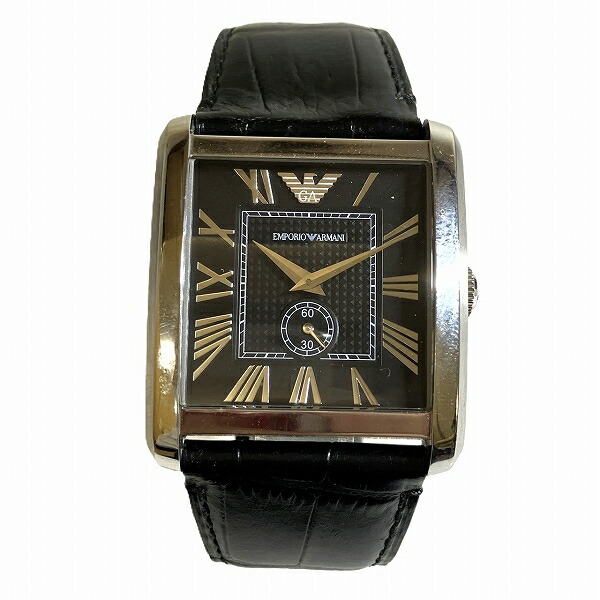 エンポリオ・アルマーニ AR1640 クォーツ 時計 腕時計 メンズ 【中古】