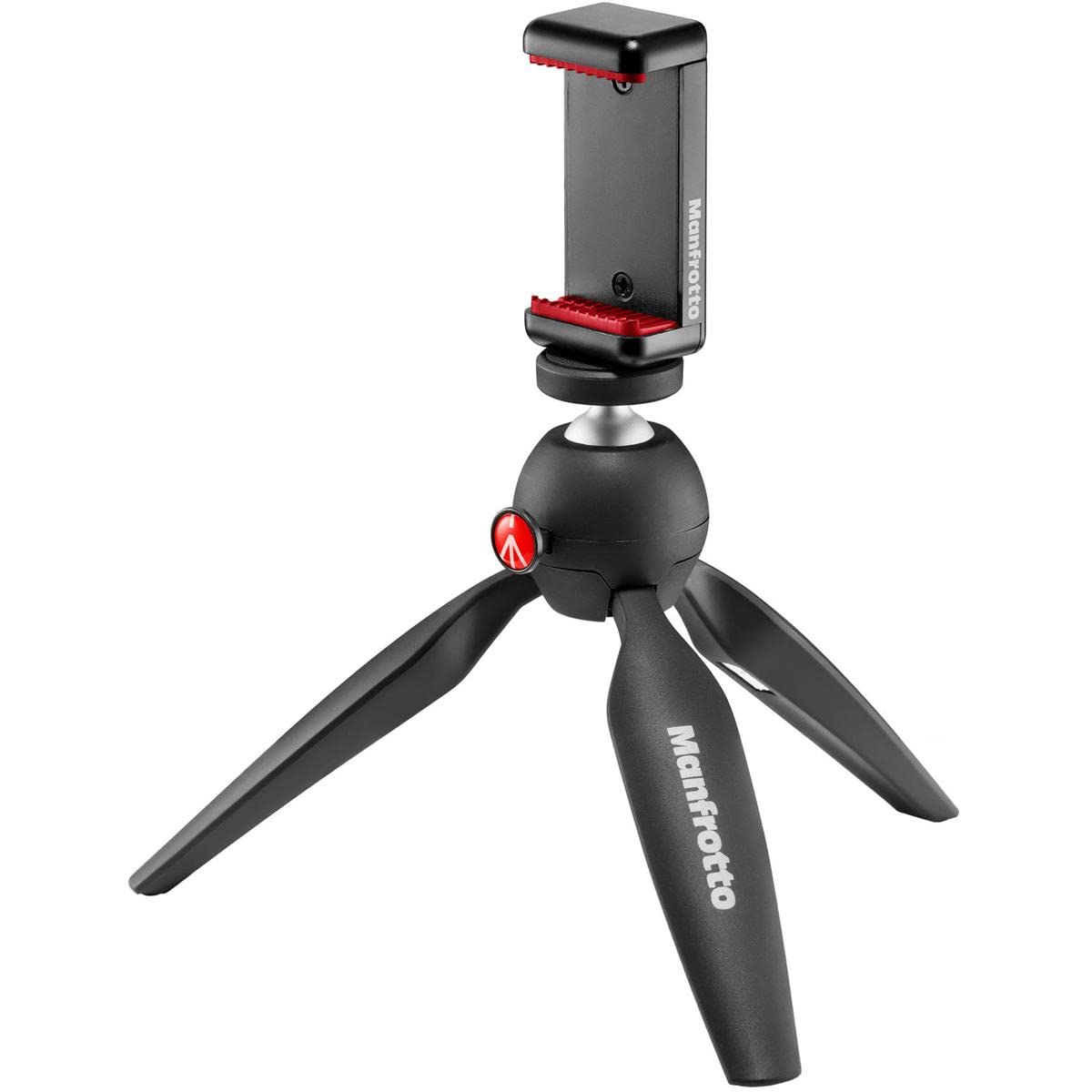 Manfrotto ミニ三脚 PIXI Smart スマートフォンアダプターキット MKPIXICLAMP-BK ブラック