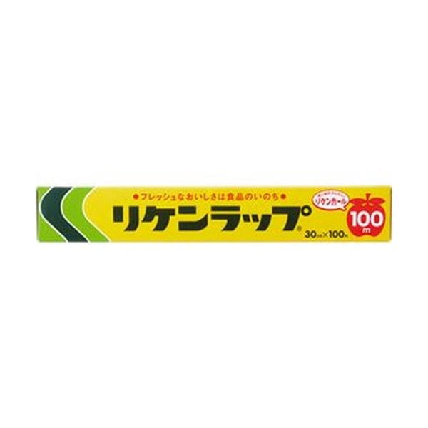 （まとめ）リケンファブロ 業務用リケンラップ 30cm×100m 1本(×50セット)