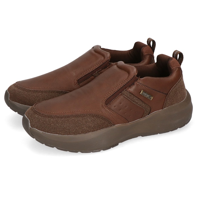 エドウィン スリッポン メンズ 防水 幅広 甲高 厚底 歩きやすい 履きやすい 軽量 防滑 カジュアル 通勤 雨 EDW-7370 5,646円