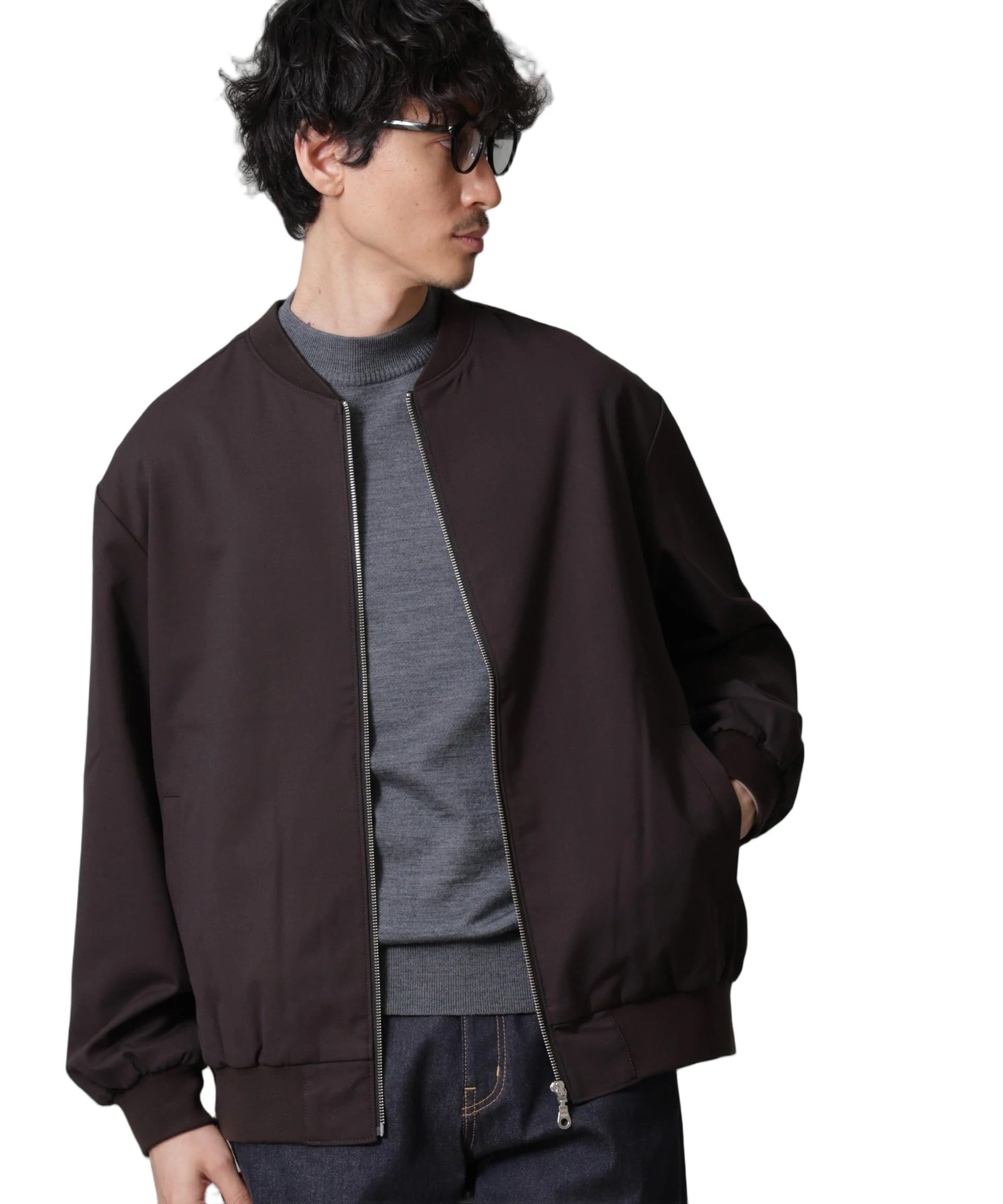 [ナノ・ユニバース] TR インタック MA-1 メンズ S 023 チャコール 672-4212201 アウター ブルゾン 秋