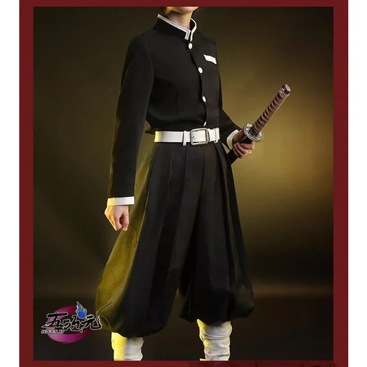 鬼滅の刃　鬼殺隊隊服　コスプレ　衣装　ボタン色違い2種類