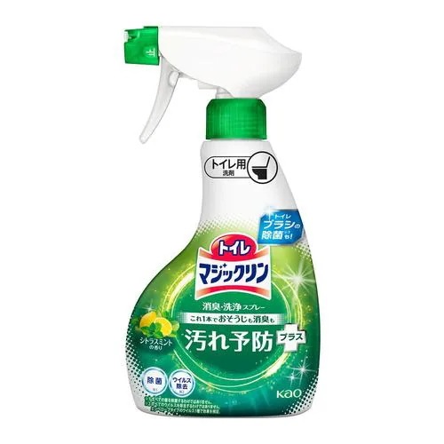 トイレマジックリン 消臭・洗浄スプレー 汚れ予防プラス シトラスミントの香り 本体 350ml