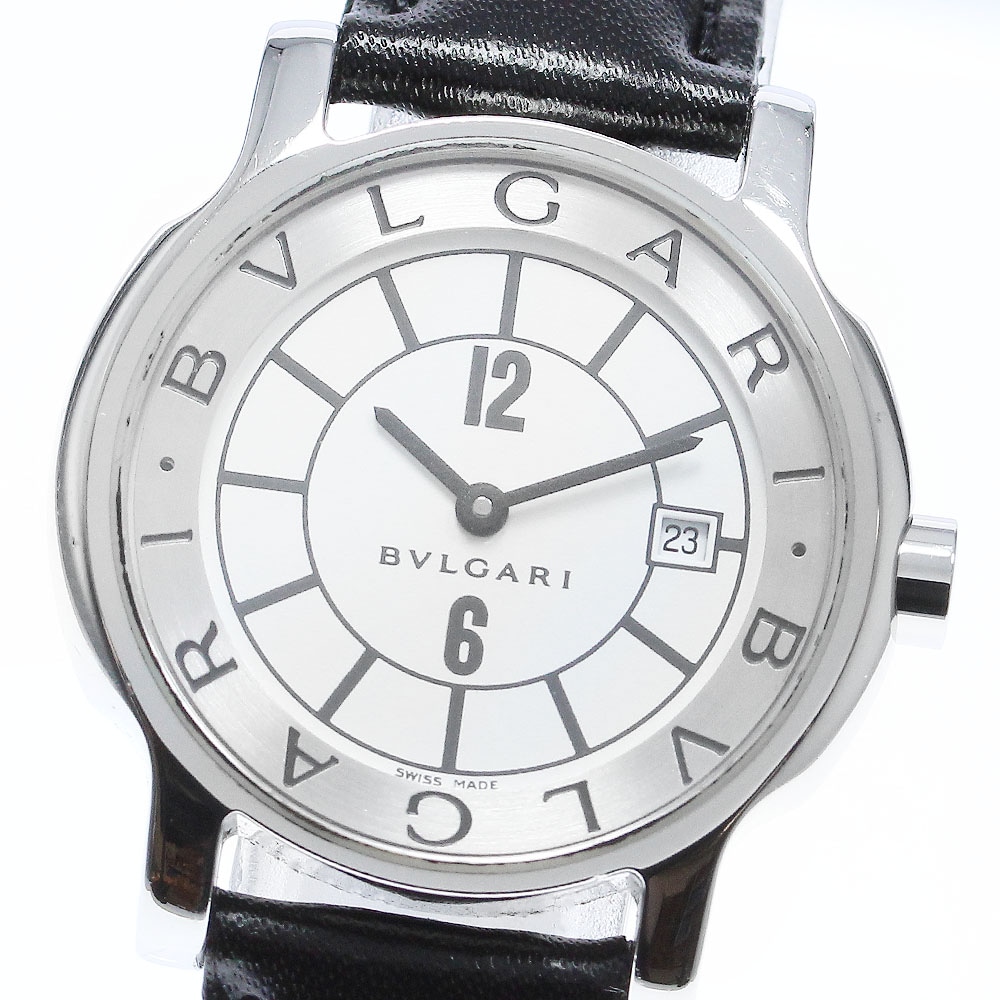 ブルガリ BVLGARI ST29S ソロテンポ デイト クォーツ レディース _872891【中古】
