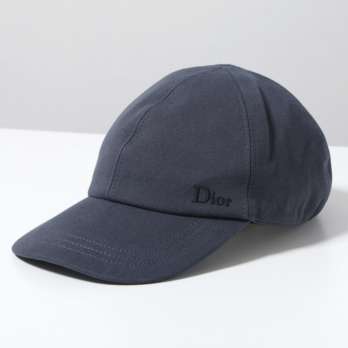 Dior ディオール ベースボールキャップ 383C911B5641 レディース メンズ コットン キャンバス ロゴ刺繍 ベルクロ 帽子 889/Gris