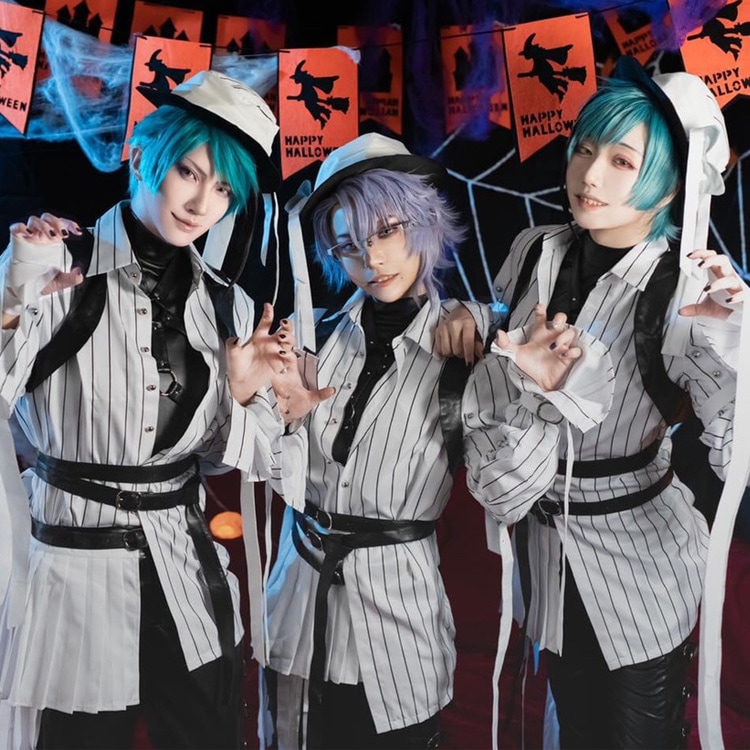 ツイステッドワンダーランド　ツイステ オクタヴィネル寮 Azul Floyd Jade ハロウィーン コスプレ衣装 コスチューム 学園祭 イベント