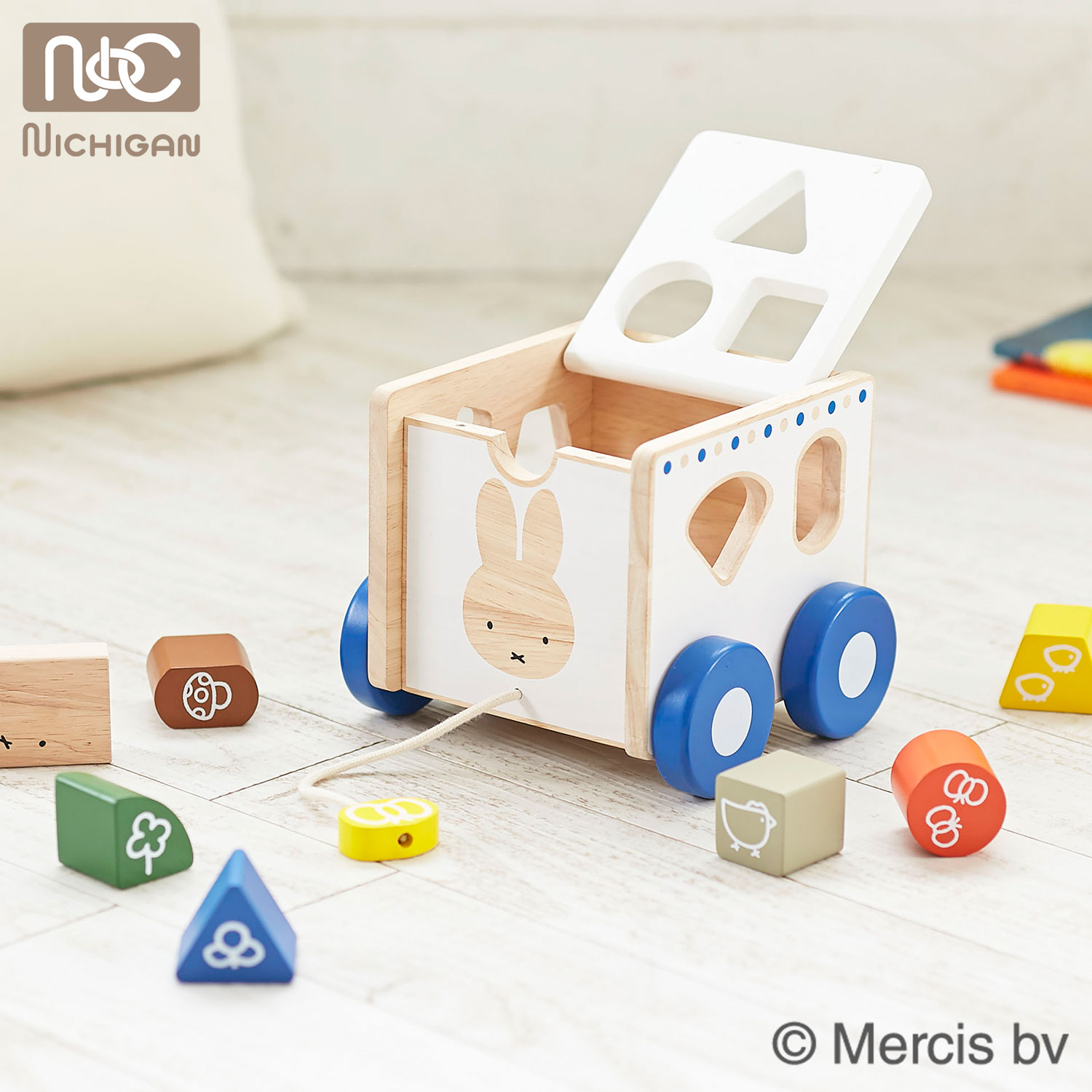 知育玩具 木のおもちゃ 積み木 つみき おさんぽパズルカー ベビー キッズ 1.5歳 女の子 男の子 子供 DB240 6,391円