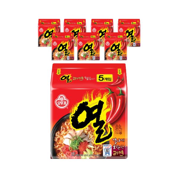 オットゥギ熱ラーメン袋ラーメン 오뚜기 열라면 봉지라면