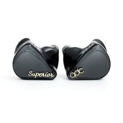 他サイト： QDC　有線イヤホン カナル型 SUPERIOR Piano Black ［φ3.5mm ミニプラグ］　QDC-SUPERIOR-BKの商品画像