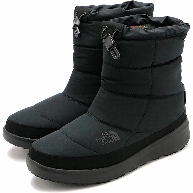 レディース ヌプシブーティウォータープルーフ8 [NFW52272-KK] TNF アウトドア 防水 スノーブーツ ウィンターブーツ TNFブラック/TNFブラック
